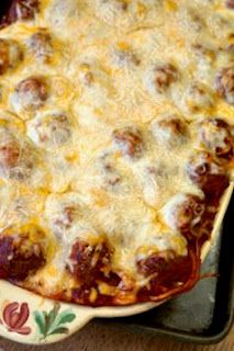 Frozen Meatballs And Spaghetti, Spaghetti And Meatballs Bake, Spaghetti And Meatballs Casserole, Halloween Spaghetti And Meatballs, Baked Spaghetti With Meatballs, Spaghetti Meatball Casserole, Spaghetti And Meatball Casserole, Baked Spaghetti Meatballs, Spagetti And Meatball Recipe