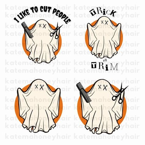 Salon Marketing Social Media, Halloween Clip Art, Hairdresser Salon, Hair Clipart, Ghost Images, Hair Halloween, Halloween Clips, Clip Art Png, Halloween Quotes