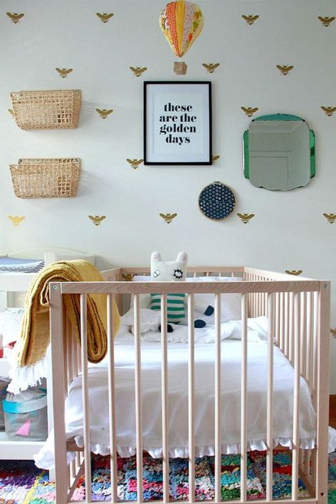 2c6f3fcd34249318634f8b766570f918 Sniglar Crib, Ikea Crib, Nursery Ideas Boy, Ideas Habitaciones, Hip Kids, Beautiful Nursery, Styl Boho, Baby Bedroom, Baby's Room