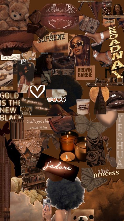 Brownskin I Love Being Black, Vision Board Wallpaper, Iphone Wallpaper Classy, Pretty Wallpapers Tumblr, Caribbean Art, Black Art Painting, Iphone Wallpaper Girly, Black Love Art, Cute Wallpaper For Phone