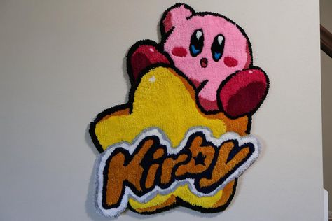 Kirby! (੭｡╹▿╹｡)੭ Available Now ! Link in Bio 35 x 26 inch 100% Acrylic Hand Tufted Decorative Rug Kirby Tufting, Kirby, Rug Decor, Link In Bio, The 100, Rug, On Instagram, Quick Saves, Instagram