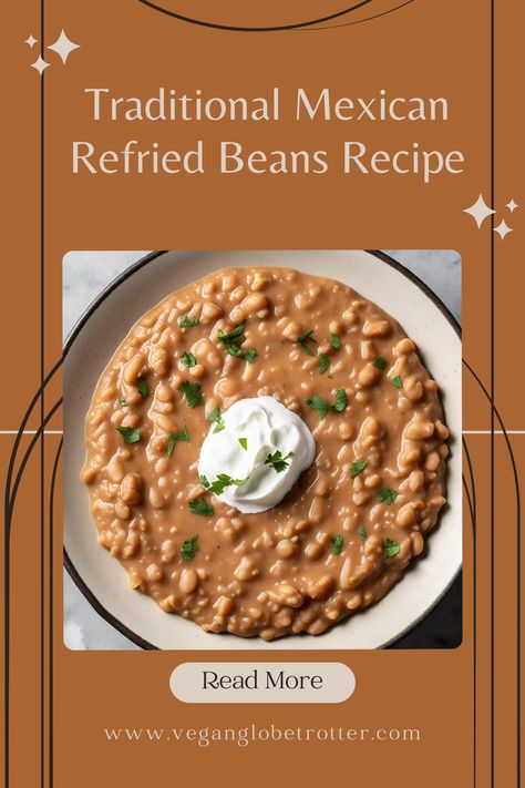 Learn how to make authentic Mexican refried beans! 🫘 A simple and delicious recipe that's perfect for any occasion. #MexicanFood #VeganRecipe #CookingTips Mexican Refried Beans Recipe, Authentic Refried Beans, Refried Beans Recipe Easy, Mexican Refried Beans, Homemade Refried Beans, Refried Beans Recipe, Vegan Cheese Recipes, Homemade Mexican, How To Cook Beans