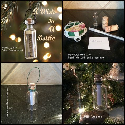 A Wish in a Bottle--made from an insulin bottle Insulin Bottle Crafts Ideas, Insulin Bottle Crafts, Recycling Crafts, Random Crafts, Bottle Ideas, Cats Rule, Mini Bottle, Bottle Necklace, Floral Wire