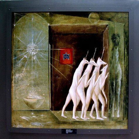 Leonora Carrington. El piso 4706. Leonora Carrington Art, Leonora Carrington, Max Ernst, Rene Magritte, Mexican Artists, Joan Miro, Arte Inspo, Arte Fantasy, 판타지 아트