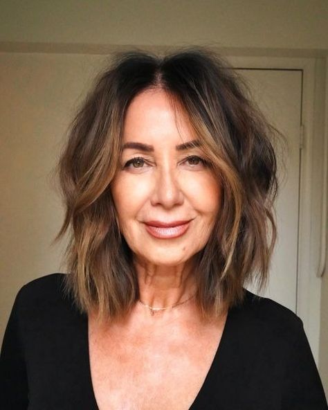 YUKI NAKATANI | Undone Lob / Internal Layers Cut @yukistylist #lob #undonelob #texturedlob #softbluntbob #beforeandafterhair #yukistylist | Instagram Internal Layers, Layered Lob, Textured Lob, Level 5, Layered Cuts, One Color, Hair, Instagram, Color