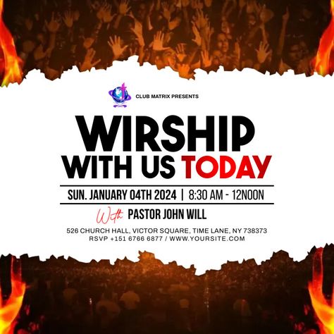 48K+ Free Templates for 'Worship and praise' | PosterMyWall Worship Poster Design, Worship Graphic, Worship Poster, Graphical Poster, Halloween Promotions, Africa Art Design, Poster Idea, Christmas Service, Promotional Flyers