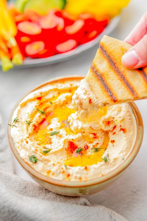 Feta Cheese Dip, Whipped Feta Dip, Easy Dip, Casual Entertaining, Feta Dip, Easy Dips, Whipped Feta, Dip Recipes Easy, Garlic Olive Oil