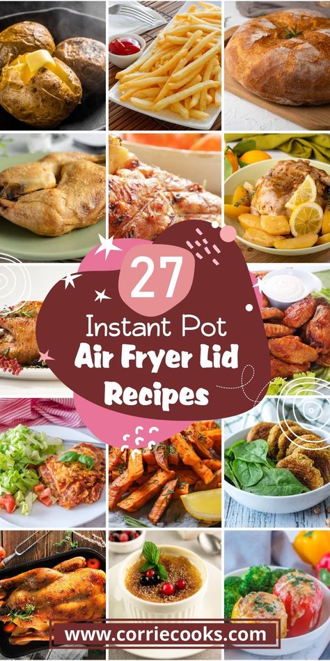 Insta Pot Air Fryer Recipes Easy, Instant Pot Recipes Air Fryer, Instapot Pro Crisp Recipes, Instant Pot Crisp Recipes, Air Fryer Instant Pot Recipes, Ninja Foodi 9 In 1 Recipes Uk, Instant Pot Ultimate Lid Recipes, Instapot Air Fryer Lid Recipes, Ninja Foodi 15 In 1 Recipes Uk