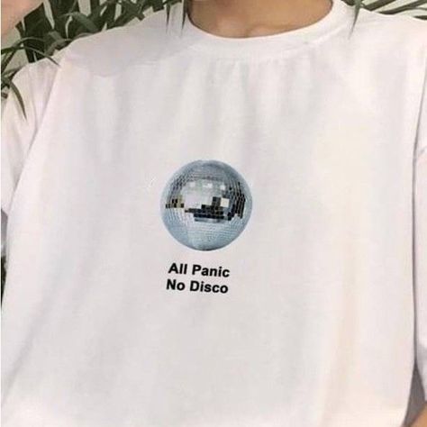 All Panic No Disco T-Shirt Fast Shipping $25 Lowest I Can Do Custom Deadstock Hit Me With Questions Tee Shirt Outfit, Quilt Size Chart, Silly Shirt, Sending Good Vibes, Fashion Shirts, Drawing Clothes, Fast Fashion, Funny Shirts, Outfit Inspirationen