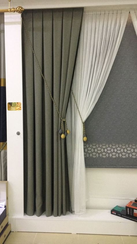 Curtain Rods & Hardware - Drapery Rods Creative Curtain Ideas, Curtains Holder, Latest Curtain Designs, Luxury Curtains Living Room, Curtain Designs For Bedroom, Curtains Dunelm, Curtains Design, Curtains Living Room Modern, Curtains Ideas