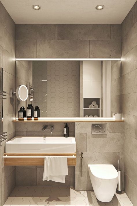 Toilette Design, Minimalist Bathroom Design, Toilet Design, Bad Design, Small Bathroom Design, Minimalist Bathroom, Modern Bathroom Vanity, House Bathroom, Modern Bathroom Design