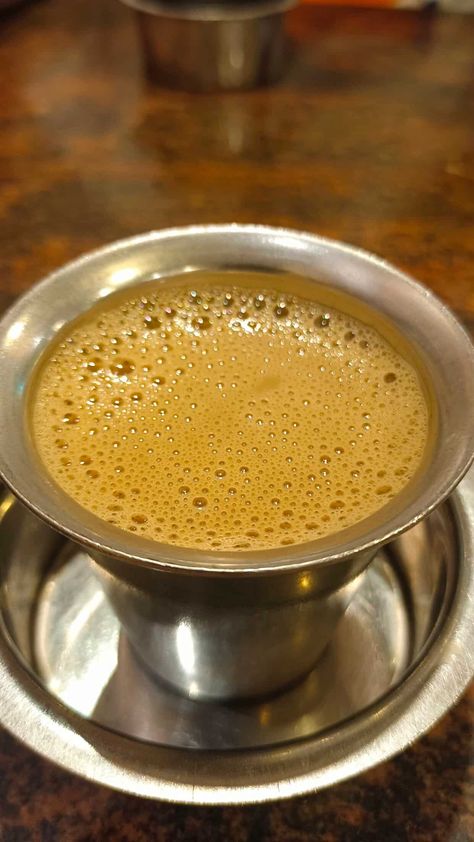 South Indian Coffee, South Indian Filter Coffee, Indian Coffee, Coffee Powder, Filter Coffee, Coffee Filter, Food Snapchat, Easy Steps, Easy Step