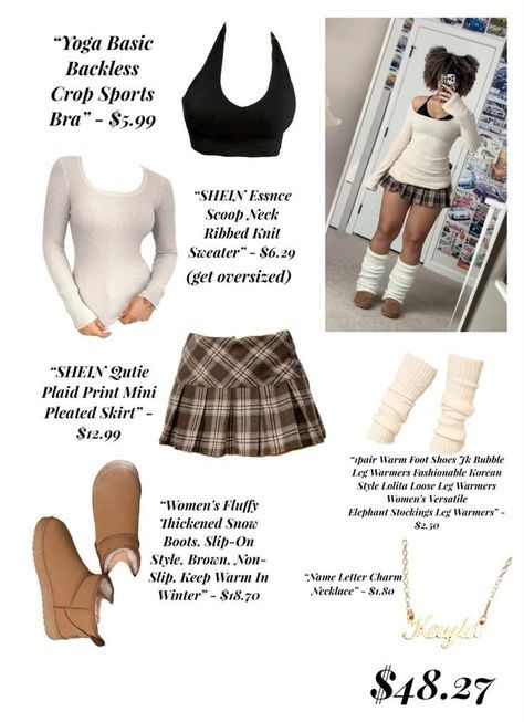 Simple Y2k Outfit, Simple Cute Outfits For School, Shein Inspired Outfits, Mode Emo, Fasion Outfits, Shein Outfits, 2000s Fashion Outfits, Modieuze Outfits, Swaggy Outfits