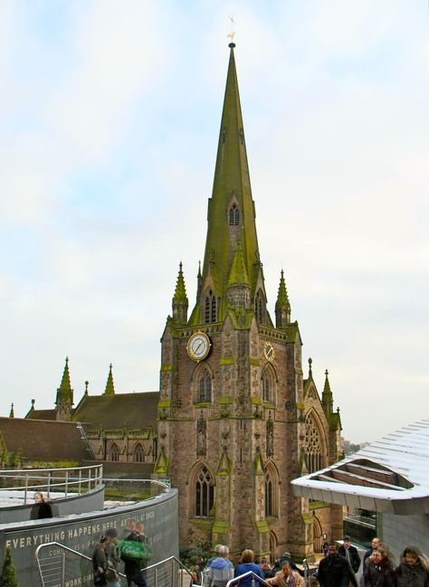 St. Martin Church in Birmingham,England    Photography  Travelling    Taken by me England Architecture, Euro Travel, Destination Unknown, Bull Ring, Cathedral Basilica, England Photography, Happy Stuff, Birmingham Uk, Birmingham City