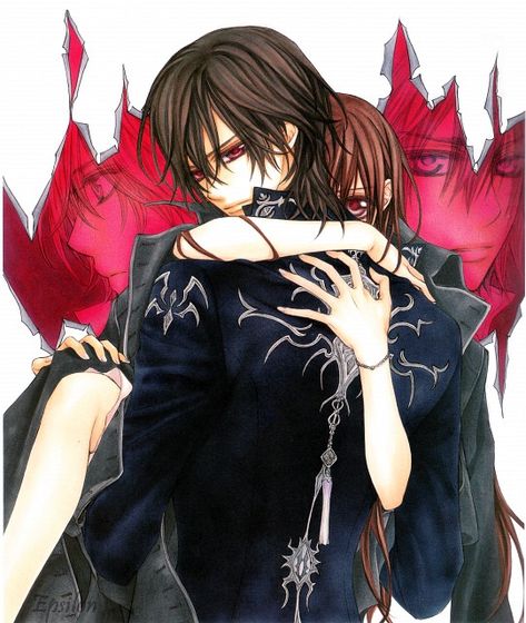 Vampire Knight: Kaname and Yuki Kaname And Yuki, Yuki And Kaname, Vampire Knight Kaname, Vampire Knight Yuki, Vampire Knight Manga, Yuki Kuran, Matsuri Hino, Kaname Kuran, Vampire Knights