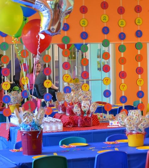 Numbers Theme Birthday Party, Number Themed Birthday Party, September Birthday Party Themes, September Birthday Party, Numbers Birthday Party, Alphabet Birthday Parties, Abc Birthday Parties, Alphabet Party, Alphabet Birthday