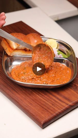 Mumbai Style Pav Bhaji | Mumbai Style Pav Bhaji | By Cook Pro 6 | Facebook Pau Bhaji Recipe, Spicy Snacks Recipes, Pav Bhaji, Spicy Snacks, Waheguru Ji, Snacks Recipes, Indian Dishes, Recipes Food, Indian Food