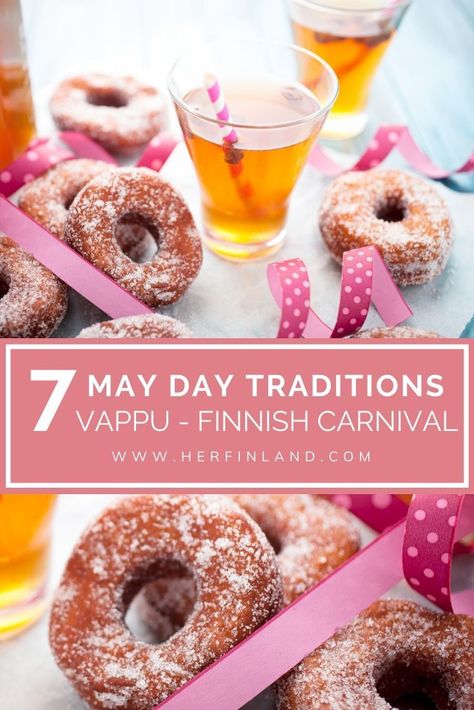 Finland Facts, May Day Traditions, Finnish Cuisine, Nordic Recipe, Pagan Holidays, Finnish Recipes, Spring Carnival, Finland Travel, Celebration Around The World