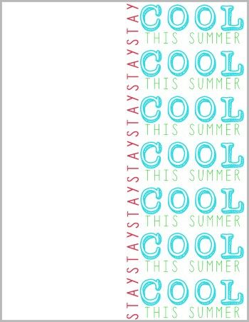 Stay COOL this Summer – Free Printable JULY 3, 2014 BY VANESSA BARKER LEAVE A COMMENT Sharing is caring. 2.59k This post was previously posted over at One Sweet Appetite. I thought I would share it here, for those who missed it over there.   This will make a perfect gift if you’re kids are just ending the school year, or if you have a summer party, these would make a great take home gift for the kids as they are leaving! You can use any style of popsicles, but I love the otter pops best becau Elementary Learning, Summer Printables, Free Printable Tags, Free Printable Gift Tags, Free Gift Tags, End Of School Year, School Party, End Of School, Free Summer