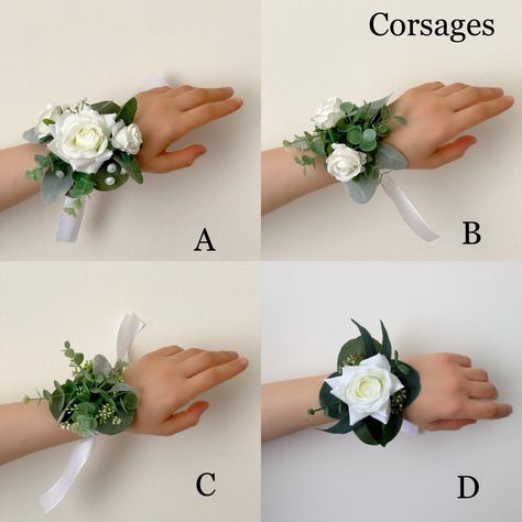 Mom Corsage , Wedding accessories , artificial corsage , artificial wristband , Lambs ear corsage , faux rose corsage ,mom flower corsage Wrist Corsage Wedding, Wedding Corsages, Greenery Bouquet, Flower Girl Bouquet, Rose Corsage, Spring Wedding Bouquet, Wedding Bouquets Bride, Corsage Prom, Bouquet Toss