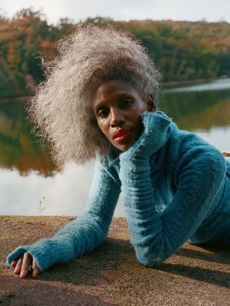 Women With Gray Hair, Gray And Silver Hair, Grey Hair Journey, Grey Curly Hair, Magazine Spread, Thick Headbands, Mean Women, Grey Hair Inspiration, Allure Magazine