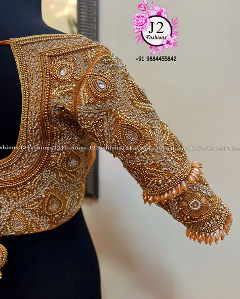 Specialist in Aari/Wedding bridal blouse work in very affordable price @j2fashions contact or WhatsApp for appointment 9884455842🌸🌸🌸🌸 Urgent orders also undertaken 5 to 10 days delivery time. ❤️ Visit us at chennai , Anna Nagar East . ❤ Worldwide shipping,online orders, courier orders and further details. ❤ YouTube : www.youtube.com/j2fashions 🧵 Facebook page: www.facebook.com/j2fashions.jeba 🧵 Pintrest : https://in.pinterest.com/Jebajayakumar 🧵 Instagram https://www.instagram.com/j2fa Pelli Blouse, Bridal Blouse Work, Work Blouse Designs Latest, Latest Maggam Work Blouses, Exclusive Blouse Designs, Maggam Blouse, Latest Bridal Blouse Designs, Model Blouse, Best Blouse Designs