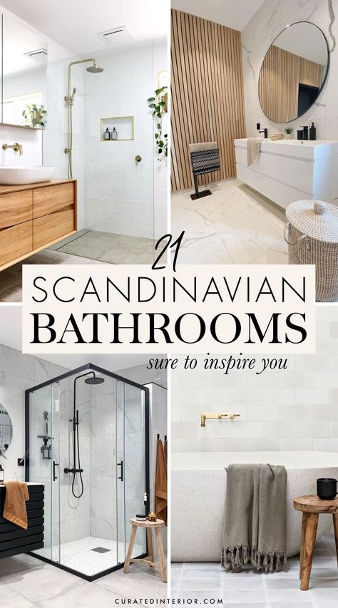 Scandinavian Bathroom Decor, Modern Scandinavian Bathroom, Scandi Bathroom, Scandinavian Bathroom Design, Scandinavian Bathroom, Diy Concrete, Bathroom Decor Ideas, Scandinavian Interior Design, Modern Scandinavian