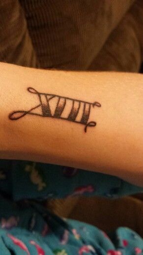 My new 13 tattoo Roman Numeral Tattoo Roman Numeral, Rad Tattoos, 13 Tattoo, 13 Tattoos, Roman Numeral, Roman Numerals, Fish Tattoos, Jesus Fish Tattoo, Tatting