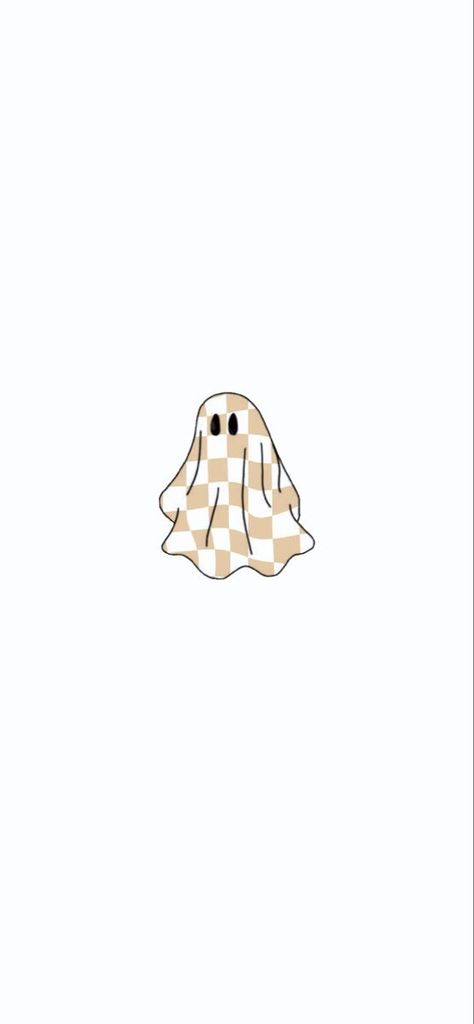 Ghost Wallpapers Cute, Neutral Ghost Wallpaper, Iso 16 Wallpaper Fall, Halloween Boho Wallpaper, Fall Background Ghost, Retro Ghost Wallpaper, September Iphone Wallpaper 2023, Boho Ghost Wallpaper, Fall Watch Backgrounds