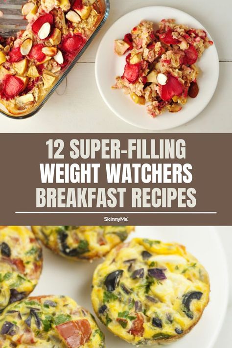 Start your day out right with these Weight Watchers breakfasts! Weight Watchers Meal Prep, Weight Watchers Breakfast Ideas, Healthy Filling Breakfast, Bland Diet Recipes, Weight Watchers Food Points, Weight Watchers Menu, Weight Watchers Recipes Breakfast, Bland Diet, Ww Breakfast