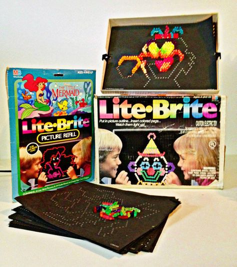 vintage Lite Brite toy  Lite Bright pegs... Lite Bright, 1980's Toys, 90's Toys, 90s Stuff, Childhood Things, Babies Stuff, Lite Brite, Valley Girl, 90s Toys