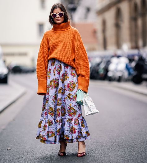 Mode Dope, 30 Outfits, Orange Sweater, Mode Boho, Spring Fashion Trends, Mode Inspo, Sporty Chic, Colourful Outfits, Inspiration Mode