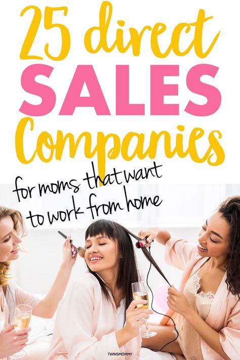 Direct sales companies for moms that want to stay home and work from home. Mom jobs like direct sales companies for you. #momjob #sahm #momlife #workfromhome Mom To Mom Sale Tips, Sahm Business Ideas, Sahm Money Making, Stay At Home Mom Extra Income, Outside Sales Rep Tips, Direct Sales Recruiting, Sales Email, Twins Mommy, Work From Home Mom