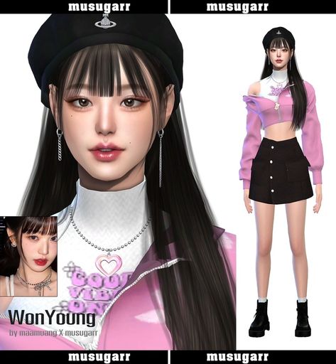 WonYoung - IVE - Sims dump [Early Access] #95✨ | Patreon Wonyoung Sims 4 Cc, Sims4 Sims Dump, Sims 4 Dump Cc, Wonyoung Sims 4, Sims 4 Sims Dump, Sims Mods, Korean Hairstyle, Sims Cc, The Sims