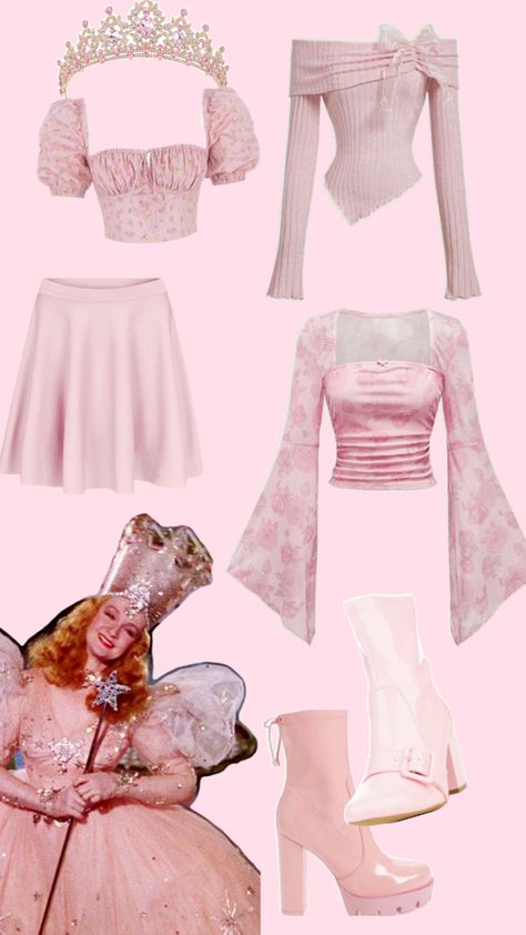 Romanticized Life, Princess Life, Glinda The Good, Wicked Musical, Glinda The Good Witch, Witch Outfit, Good Witch, The Good Witch, Clothes Crafts