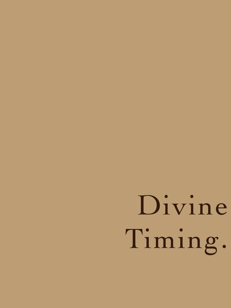 Everything happens at the right moment. Everything Happens At The Right Time, Timing Tattoo, Divine Timing Tattoo, Divine Timing, Right Time, Spirituality, In This Moment, Tattoos