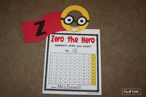 Math Night, Math Coach, Superhero Classroom, Math Number Sense, Zero The Hero, Math Time, Math Numbers, 1st Grade Math, First Grade Math