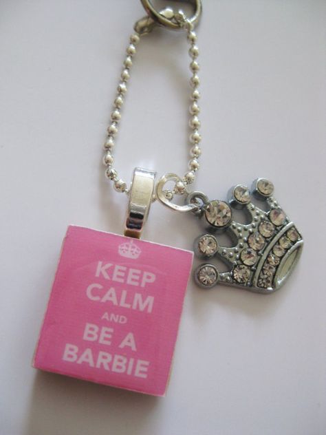 barbie keyring (on etsy)...so true! Mcbling Fashion, Rock Boys, Charm Ring, Im A Barbie Girl, Barbie Life, Barbie Party, Crystal Crown, Hello Dolly, Vintage Barbie Dolls