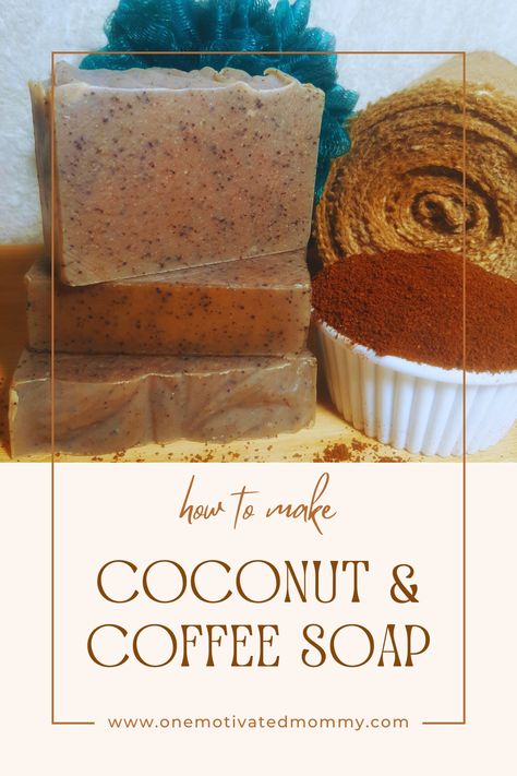 Exfoliating Coconut and Coffee Soap Recipe Benefits Of Coconut Milk, Coffee Soap Recipe, Coconut Milk Benefits, Seaweed Soap, Coconut Milk Coffee, Cocoa Butter Soap, Coconut Oatmeal, Benefits Of Coconut, Coconut Milk Soap