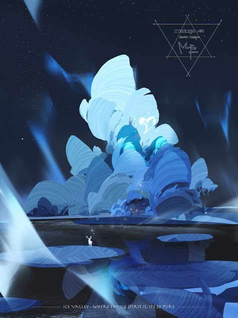 Ice Spirit, Environment Art, Up Book, Cool Sketches, Landscape Illustration, Environment Design, Environment Concept Art, Environmental Art, Painting Style