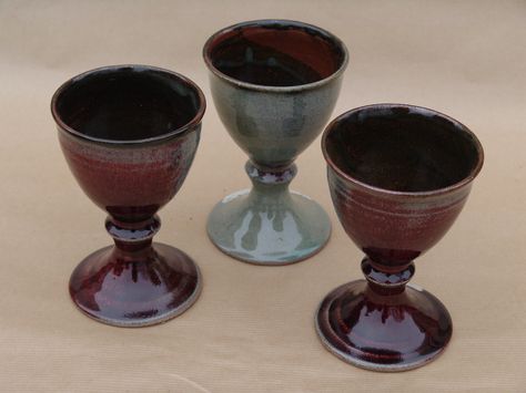 Aylesford Pottery: Part of the goblet range Pottery Nativity, Pottery Wine Cups, Handbuilt Ceramics, South East England, Pottery Inspiration, Wheel Thrown Pottery, Pottery Handmade, Functional Pottery, Diy Pottery