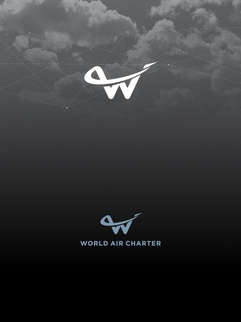 World Air Charter Logo | #corporate #branding #creative #logo #personalized #identity #design #corporatedesign Make Envelopes, Logo Personal, Inspiration Logo Design, Clever Logo, Logo Luxury, Travel Logo, Up North, Corporate Branding, Logo Branding Identity