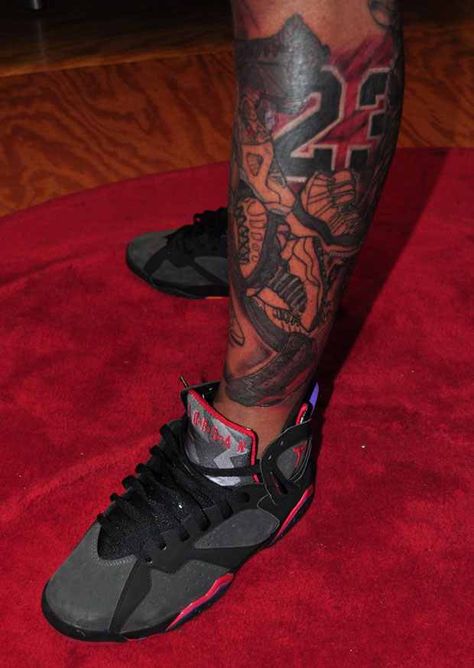 Air Jordan tattoo Air Jordan Tattoo, Nike Tattoo, Jordan Tattoo, Arm Tattoos Black, Black Men Tattoos, Half Sleeve Tattoos Forearm, Shoe Tattoos, Tatted Men, Gangsta Tattoos