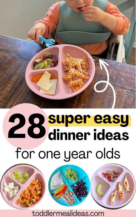 28 Easy Toddler Dinner Ideas for 12-18 Months - Toddler Meal Ideas Easy Toddler Dinner, Toddler Dinner Ideas, Easy Toddler Lunches, Toddler Friendly Meals, Toddler Meal Ideas, Picky Toddler Meals, Baby Dinner, Weaning Foods, Easy Toddler Meals