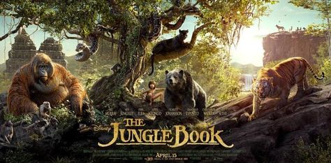 The Jungle Book (2016) Jungle Book 2016, Jungle Book Movie, Baby Cinderella, Kubo And The Two Strings, Jungle Book Disney, Animation Disney, The Jungle Book, Film Disney, Book Trailer