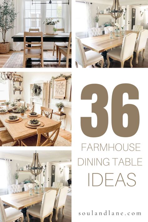 Create a warm and inviting ambiance in your dining room with our handpicked selection of Farmhouse Dining Table and Chairs. Discover inspirational ideas to infuse rustic charm and elevate your dining space into a haven of comfort and style. Expandable Farmhouse Table, Kitchen Table And Chairs Ideas, Dining Table And Chairs Ideas, Farmhouse Dining Table And Chairs, Charming Dining Room, Farmhouse Dining Set, Dining Room Interior, Farmhouse Kitchen Tables, Dining Table And Chairs