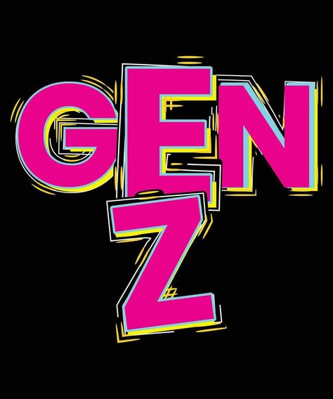 the logo for gen z Gen Z Logo Design Ideas, Gen Z Typography, Gen Z Logo Design, Gen Z Logo, Gen Z Graphic Design, Gen Z Art, Genz Aesthetic, Gen Z Design, Gen Z Aesthetic