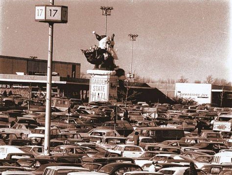 Garden State Plaza, Paramus, NJ, Christmas, 1964 The mall has a long standing history in the community Paramus Nj, Garden State Plaza, Bergen County New Jersey, Blue Law, Paterson Nj, Vintage Mall, Childhood Things, Hand Raised, Sports Food