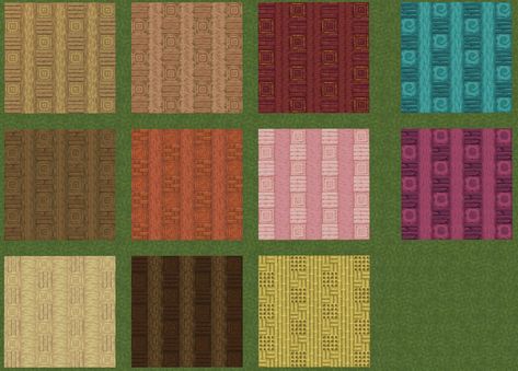 Dark Oak Flooring Minecraft, Minecraft Carpet Design Ideas, Minecraft Wood Floor Design, Minecraft Flooring Patterns, Minecraft Carpet Ideas, Minecraft Rug Designs, Minecraft Wall Pattern, Floor Ideas Minecraft, Minecraft Paths Design