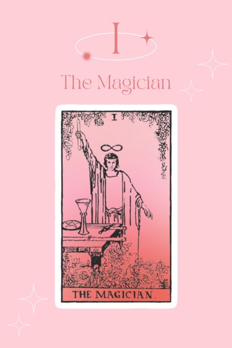 Magician Card Tarot, Magician Card, Tarot Cards Major Arcana, Magician Tarot, The Magician Tarot, Free Tarot Reading, Free Tarot, Visual Board, Major Arcana